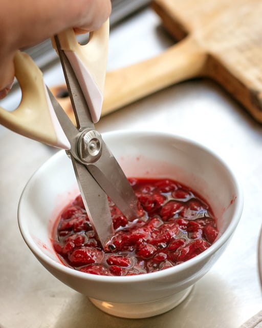 Roasted Strawberry-Miso Ice Cream