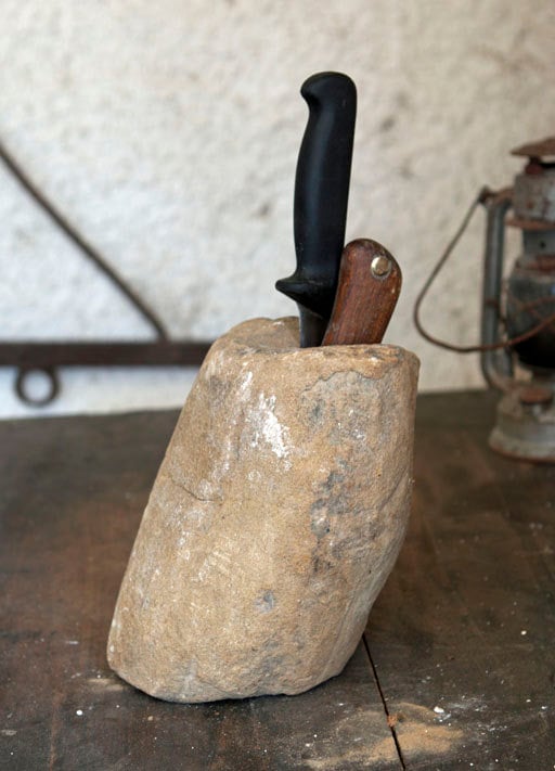 Knife holder in Sicily