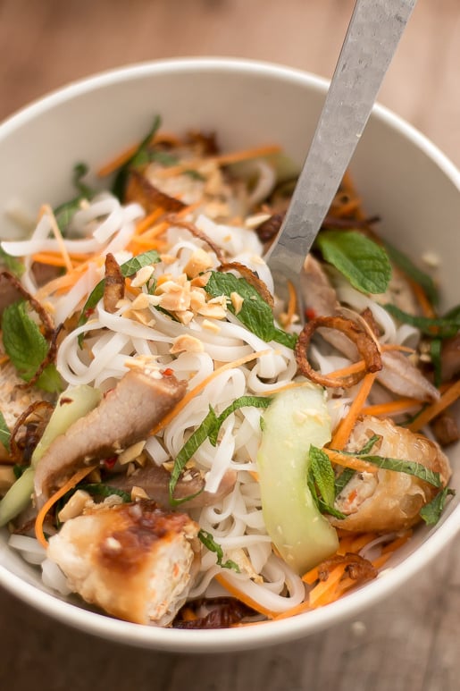 Vietnamese Rice Noodle Salad Bowl recipe