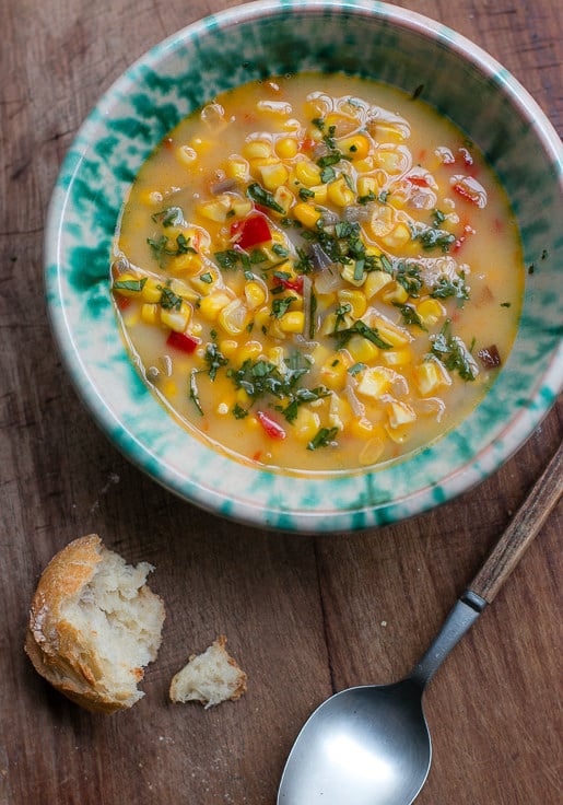 corn soup recipe