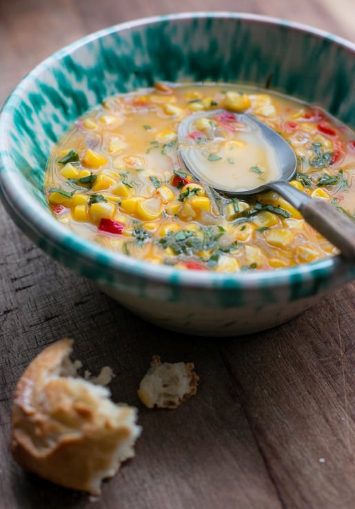 corn soup recipe