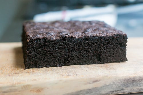 Salty, Deep-Dark Chocolate Brownies