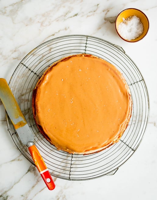 Dulce de leche cheesecake