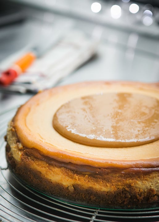 Dulce de leche cheesecake