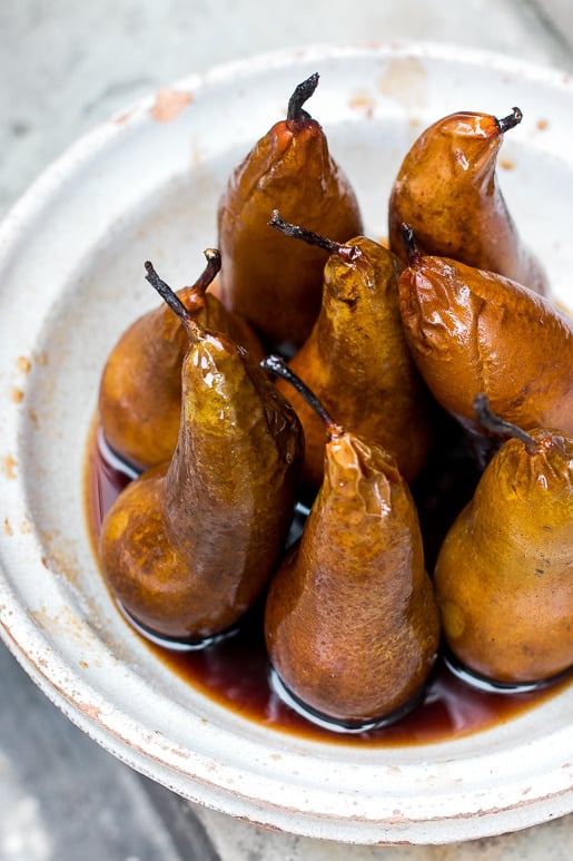Marsala-Baked Pears