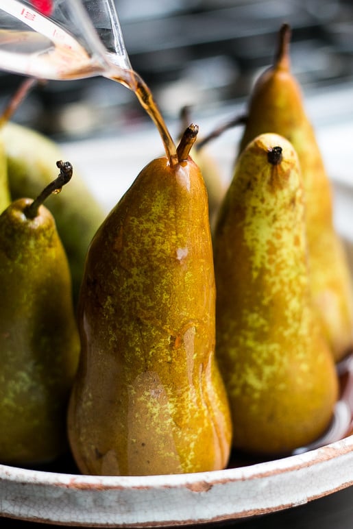 Marsala-Baked Pears