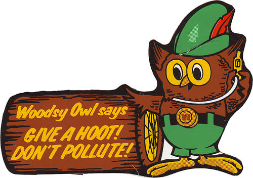 Give A Hoot Woodsy the Owl Trash Talker Gift Womens or Mens