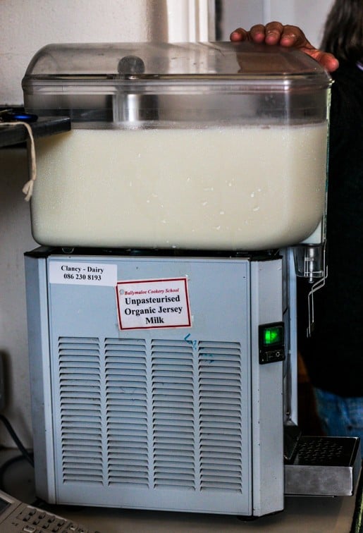 raw milk 