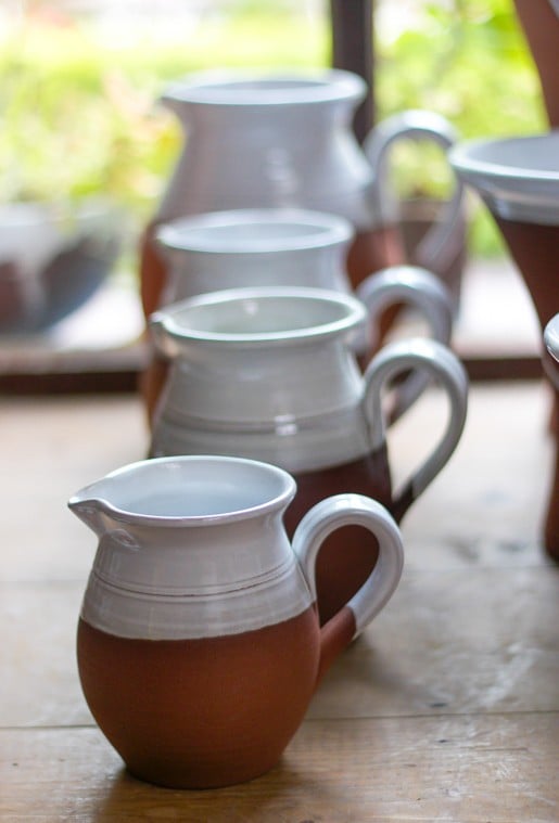 Stephen Pearce pottery jugs