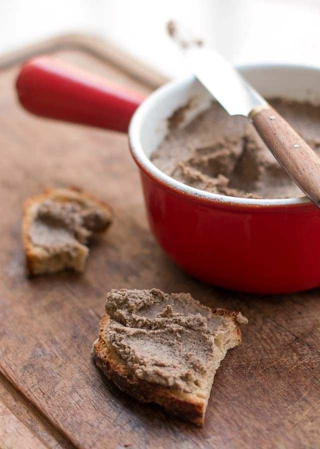 French Mushroom Lentil Paté - Vegetarian Foie Gras