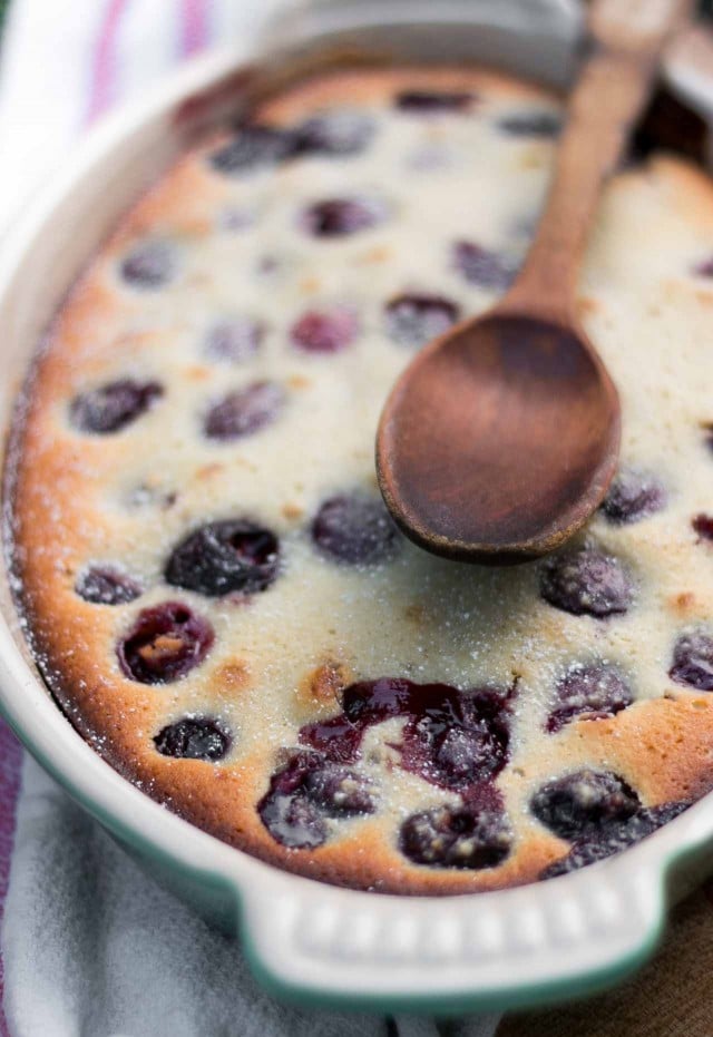 Cherry clafoutis