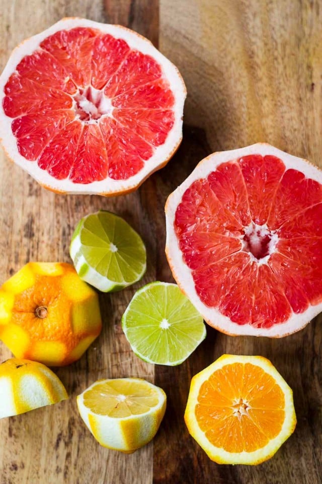 Citrus fruit for homemade tonic water