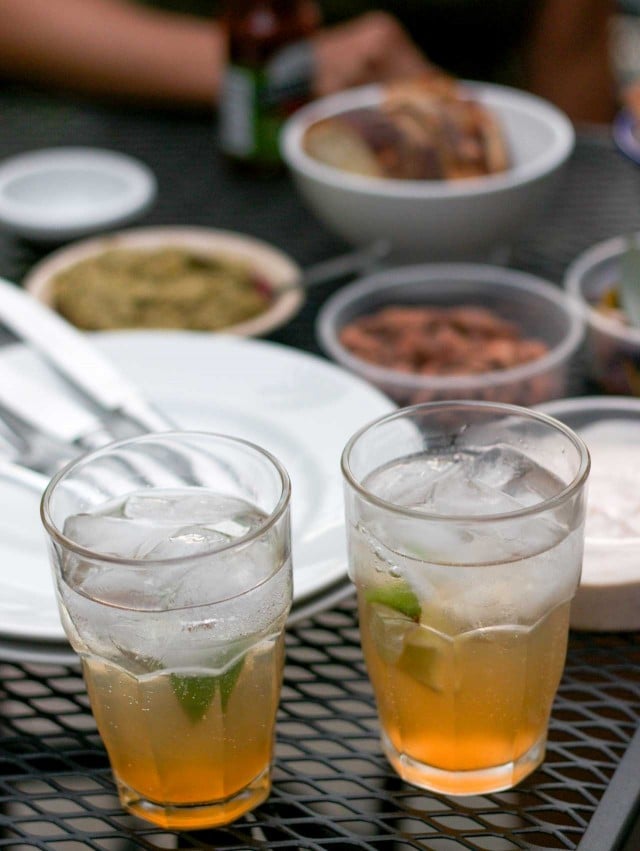 Gin and Tonic with Homemade Tonic Water