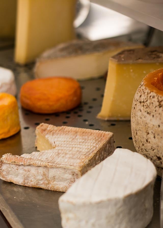 cheese course at Le Bristol Restaurant Hotel Paris