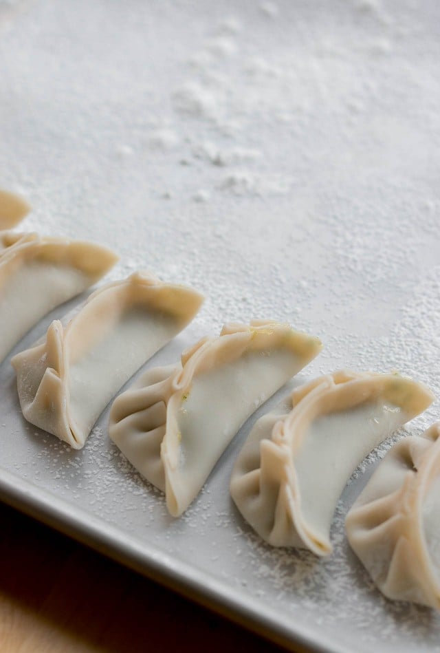 Shrimp and Chive Potsticker Dumplings