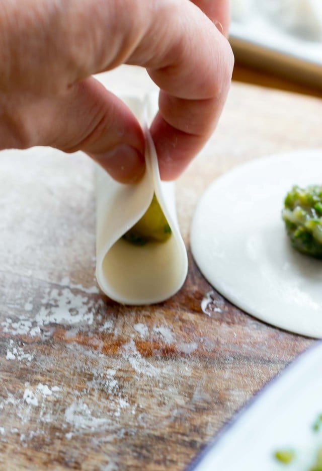 Shrimp and Chive Potsticker Dumplings