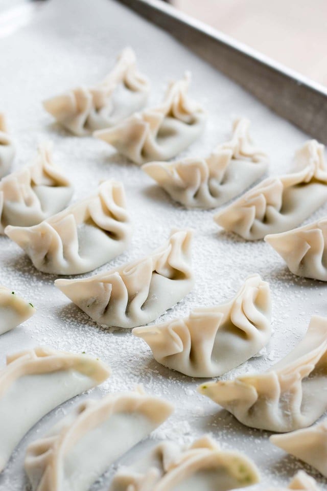 Shrimp and Chive Potsticker Dumplings