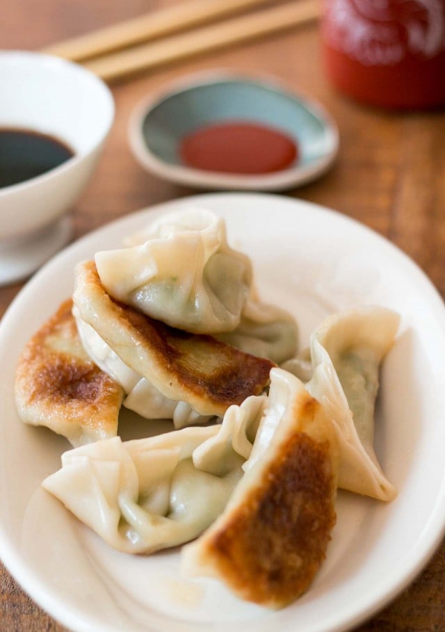 Shrimp and Chive Potsticker Dumplings