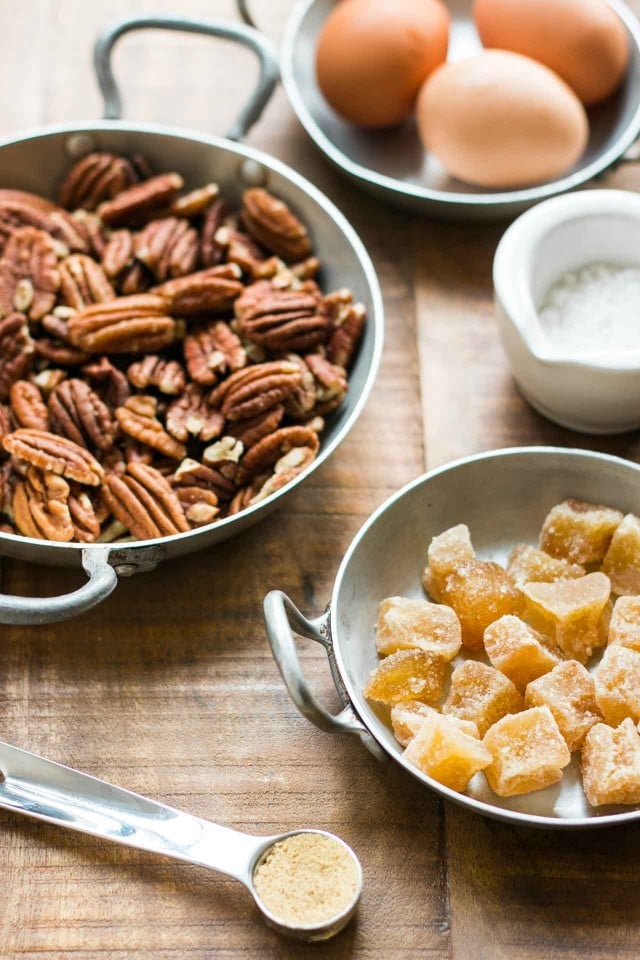 Pecan Pie with Bourbon and Ginger 