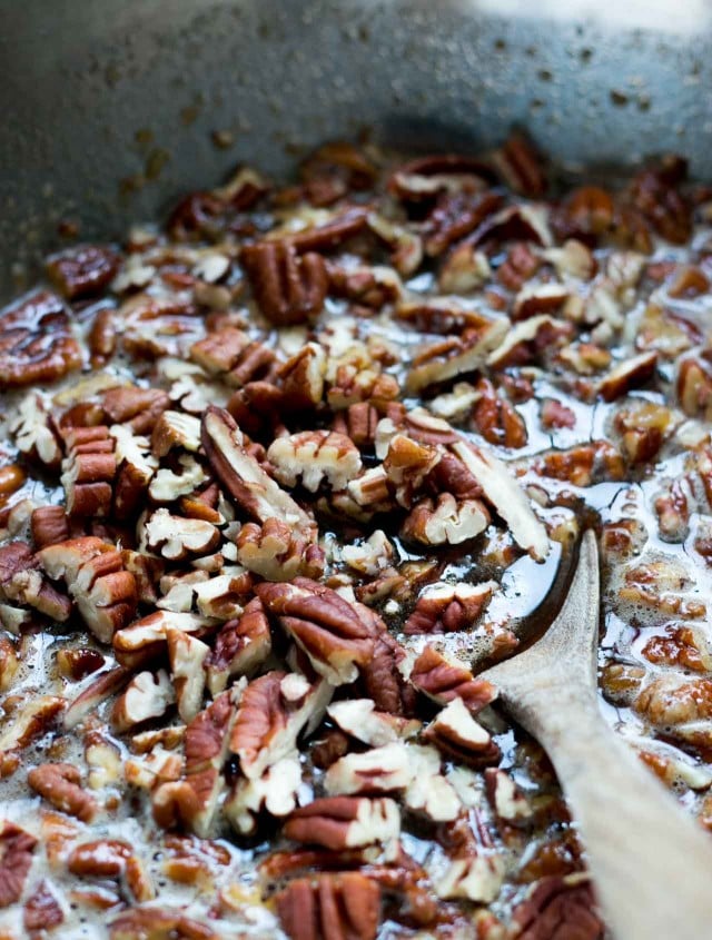 Pecan Pie with Bourbon and Ginger 