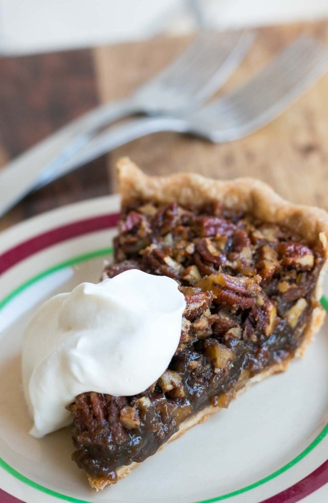 Pecan Pie with Bourbon and Ginger