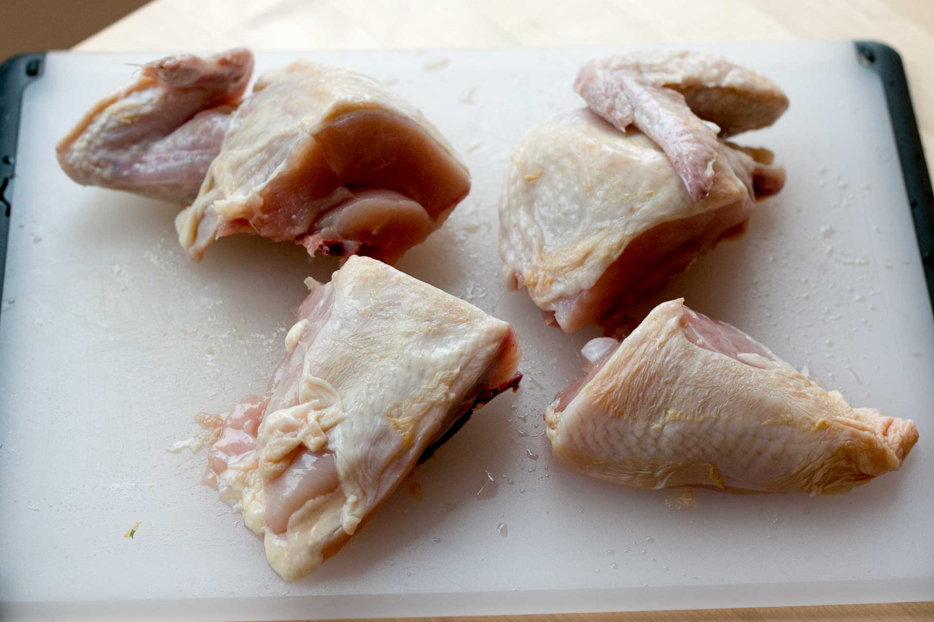 Chicken Cooked in Red Wine Vinegar recipe