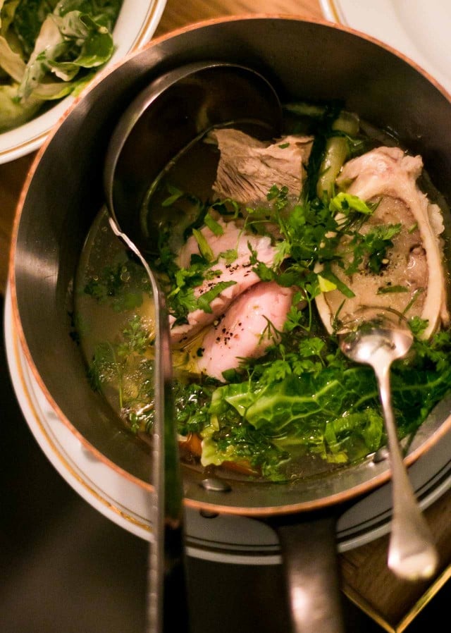 Pot au feu at La bourse et la vie paris bistro