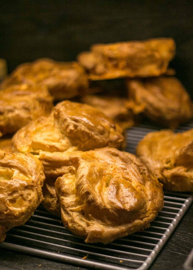 Gougeres at La bourse et la vie paris bistro