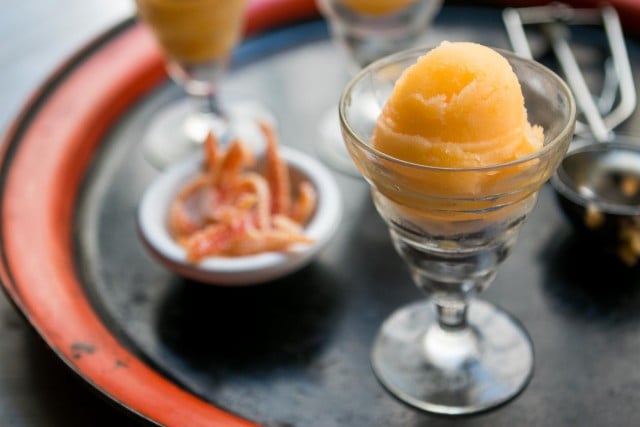 Tangerine sorbet recipe