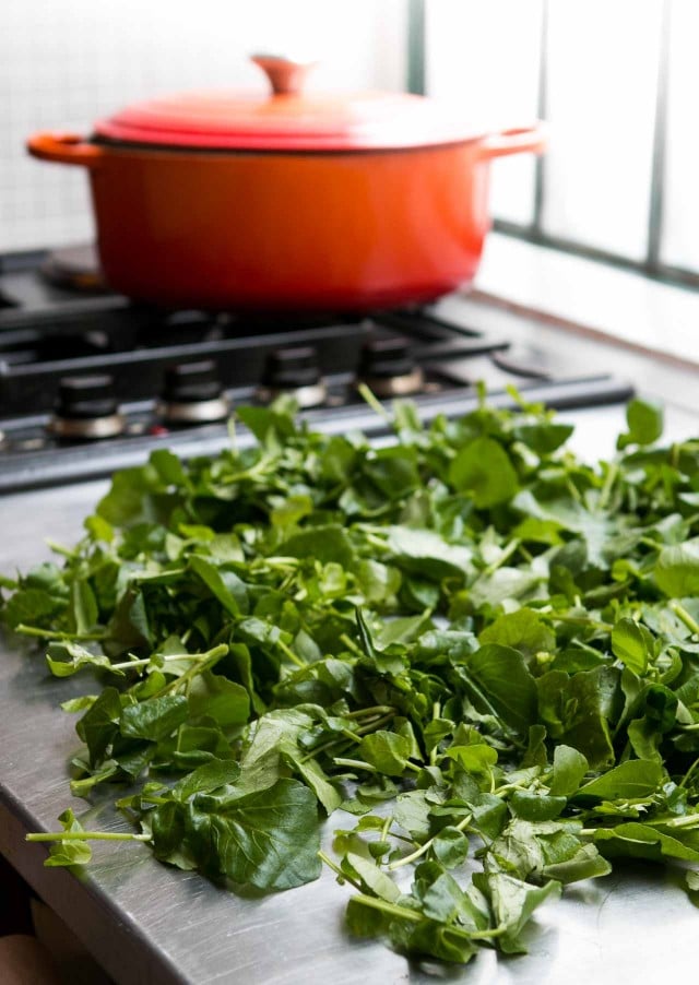 Watercress soup 