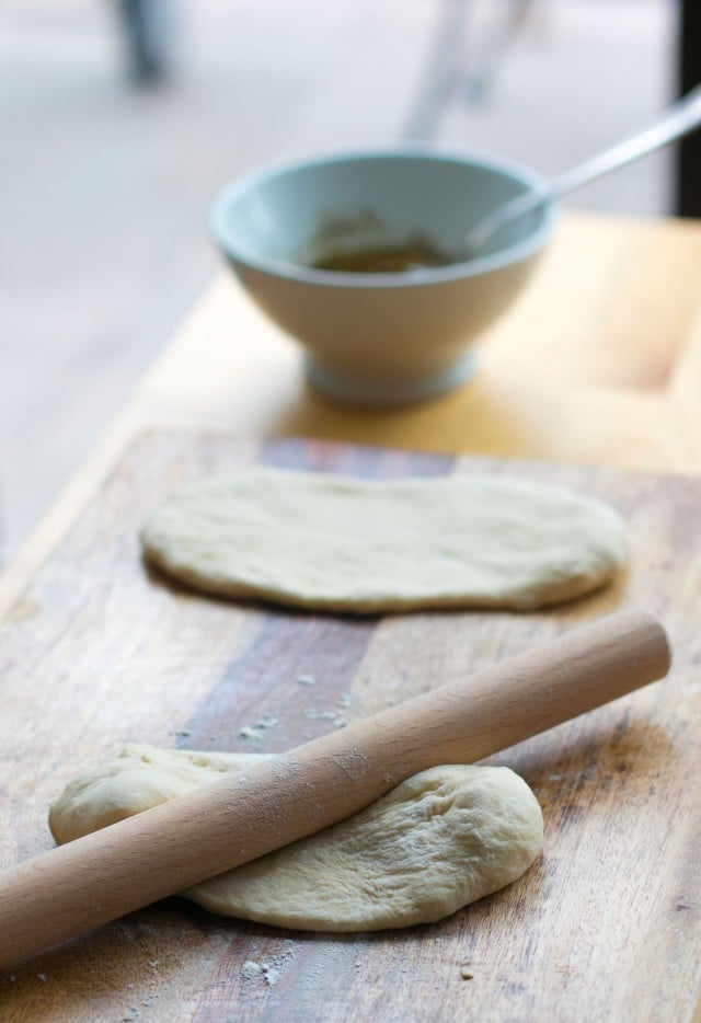 Manoushe zaatar flatbread