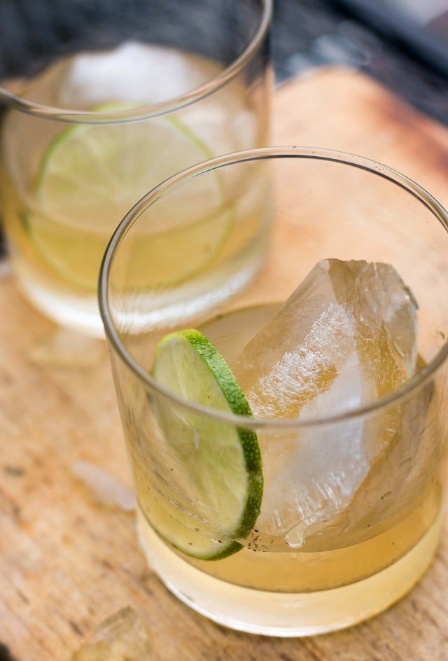 Sherry mezcal cocktail 