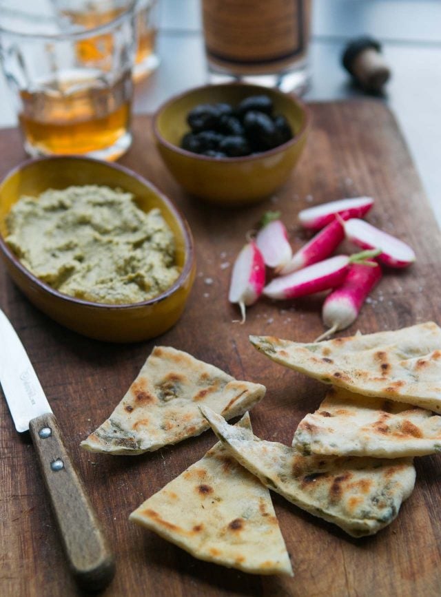 scallion flatbreads