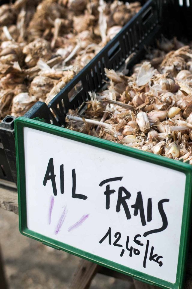 La Ferme de Viltain fresh garlic