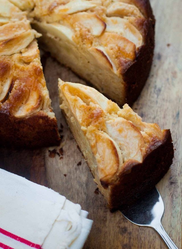 German Apple Almond Cake recipe