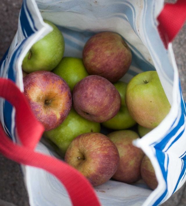 apples for German Apple Almond Cake recipe