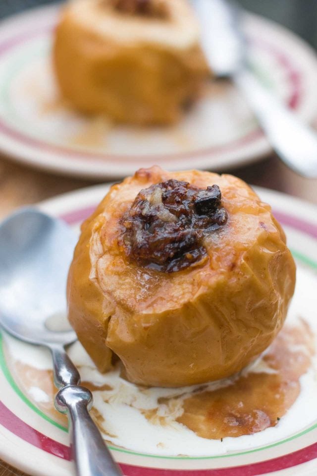 Baked apples with ginger recipe