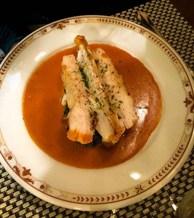 Monkfish at Moissonnier Paris restaurant