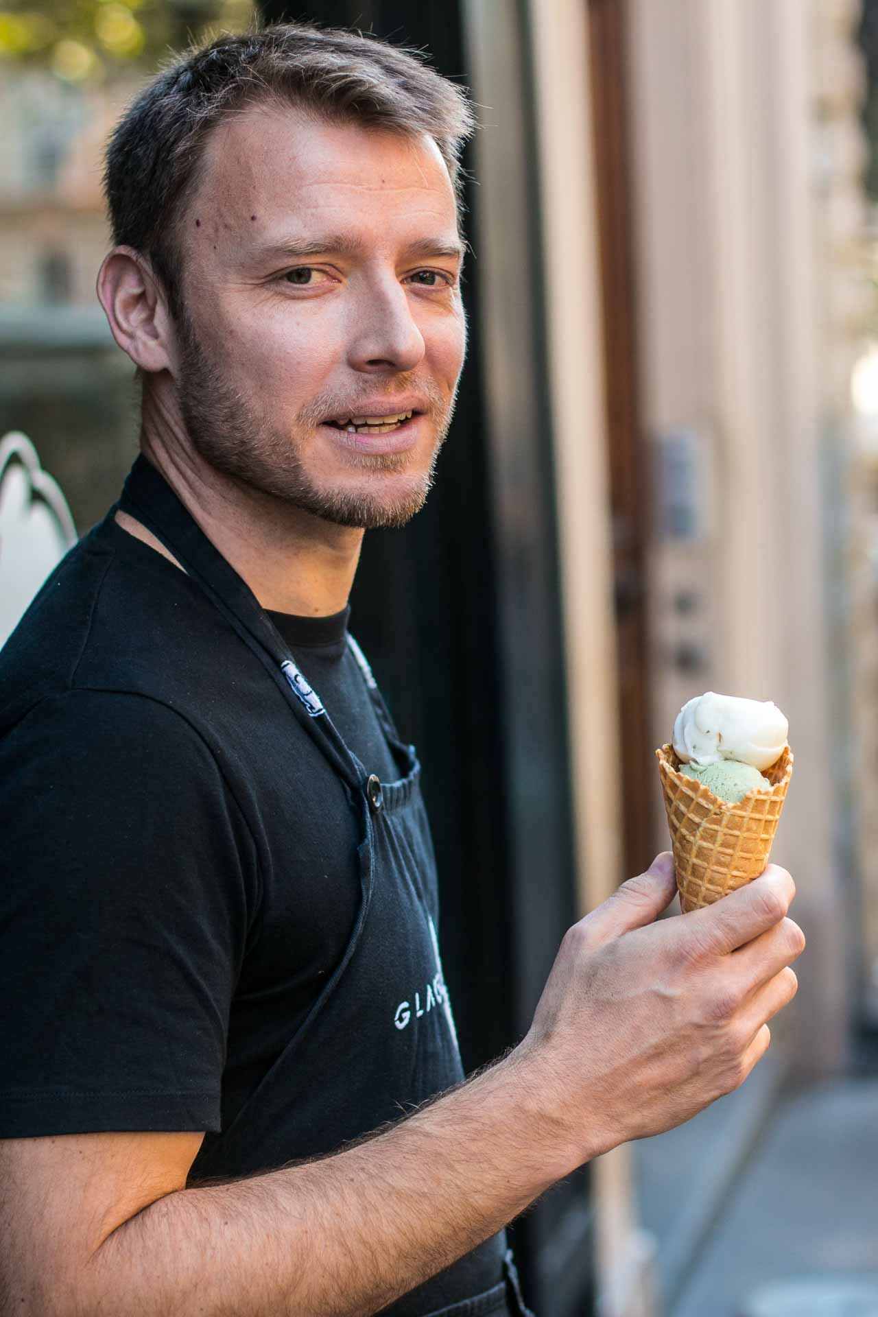 Glaces Glazed Ice Cream Shop in Paris