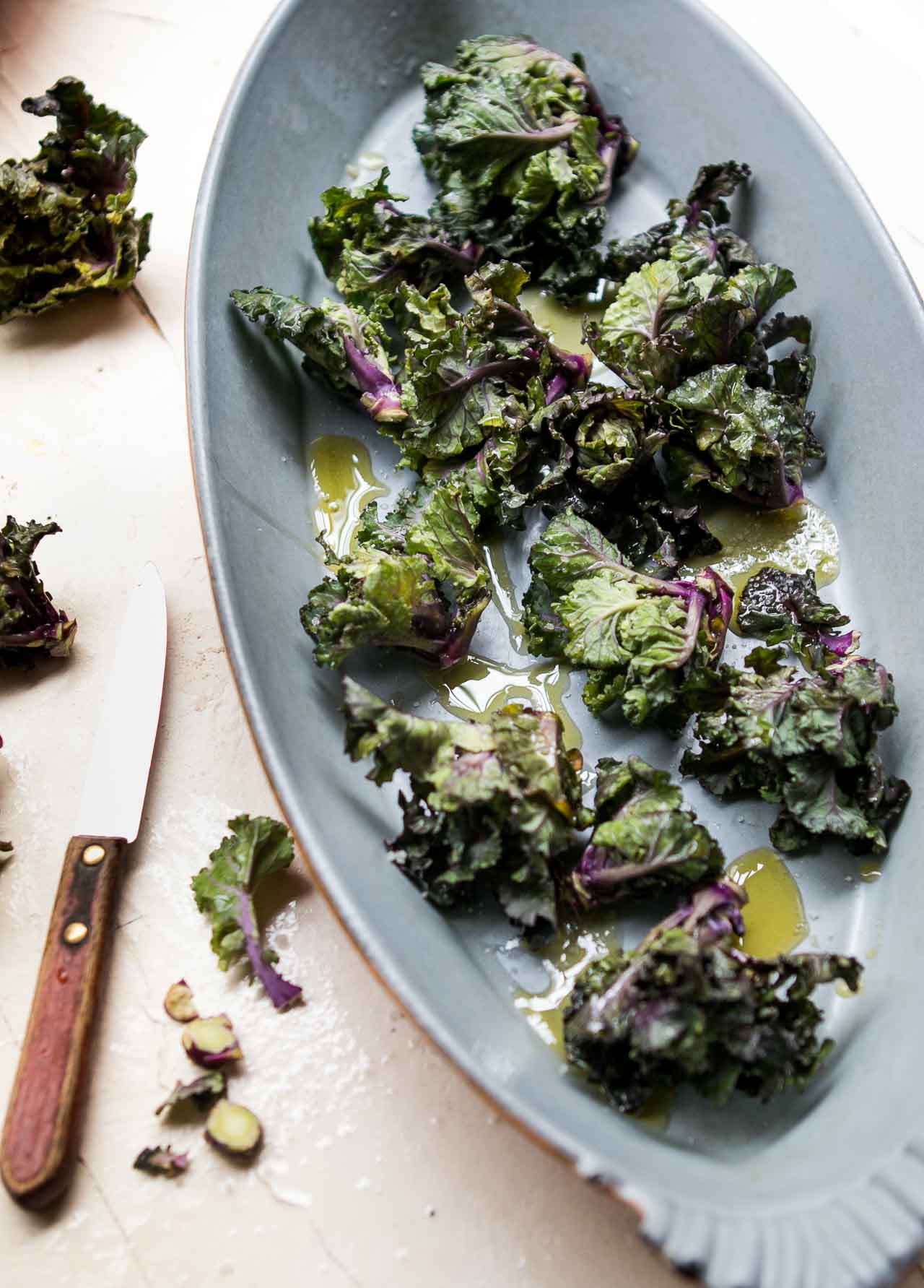 Roasted Kale Sprouts