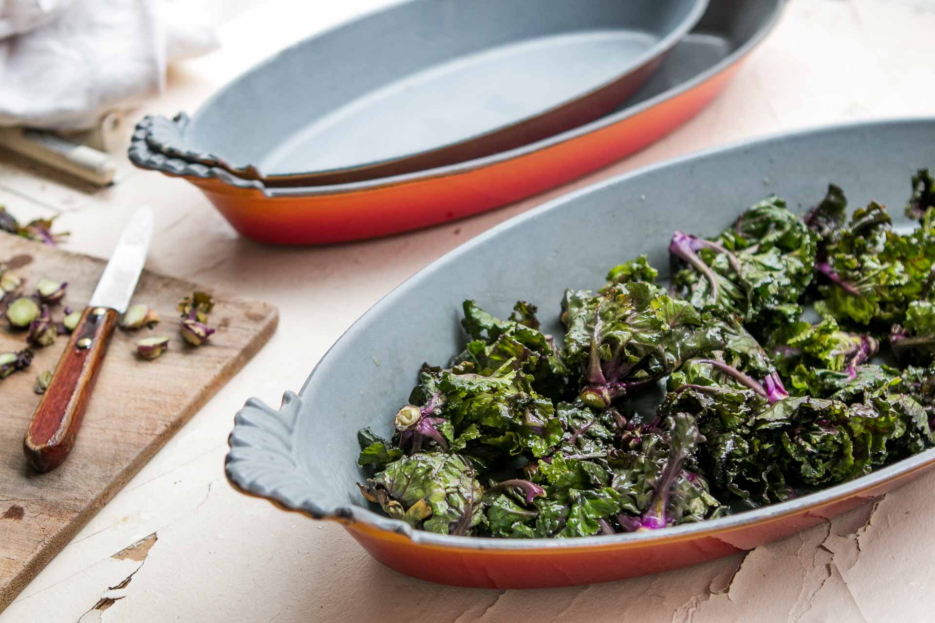 Roasted Kale Sprouts