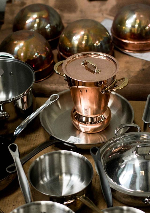 Hammered Red Copper SOUP POT Tin Lined With Lids,copper Cookware, Stock Pot,  French Kitchen Decor, Copper Pot, Cooking Utensils Cooking Gift 