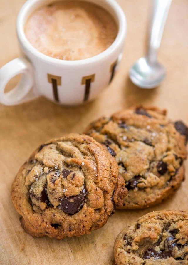 Mini Chocolate Chip Cookies (Cookie Bites) - Olives + Thyme