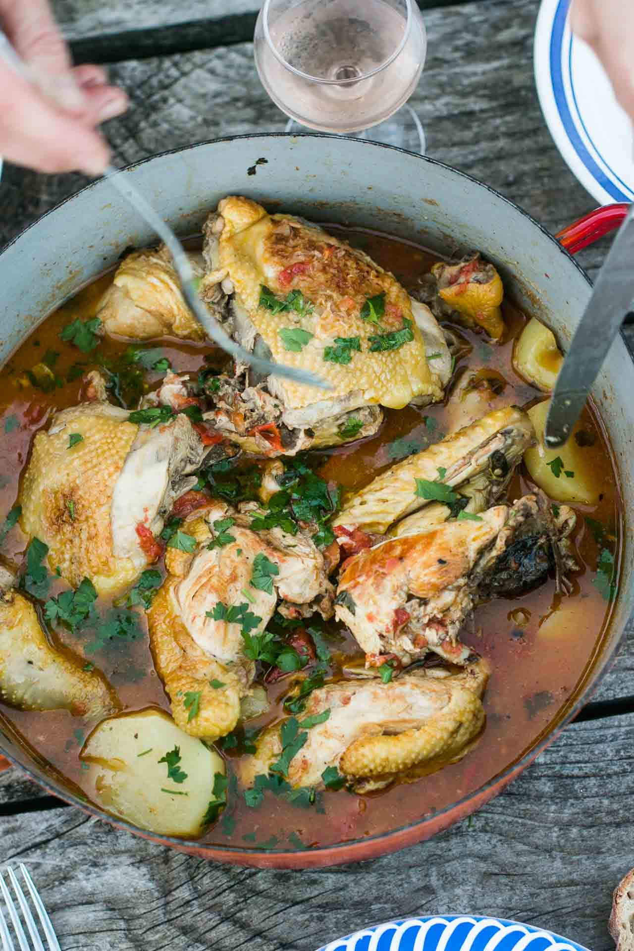 Provencal Chicken With Pastis Recipe