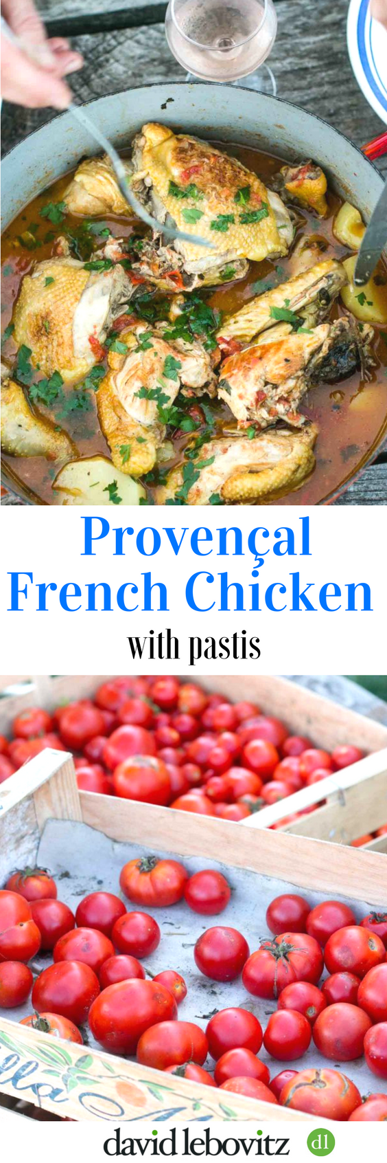 A one-pot French chicken dish that captures the flavors of Provence, with fresh tomatoes, potatoes, and a generous amount of fresh herbs!
