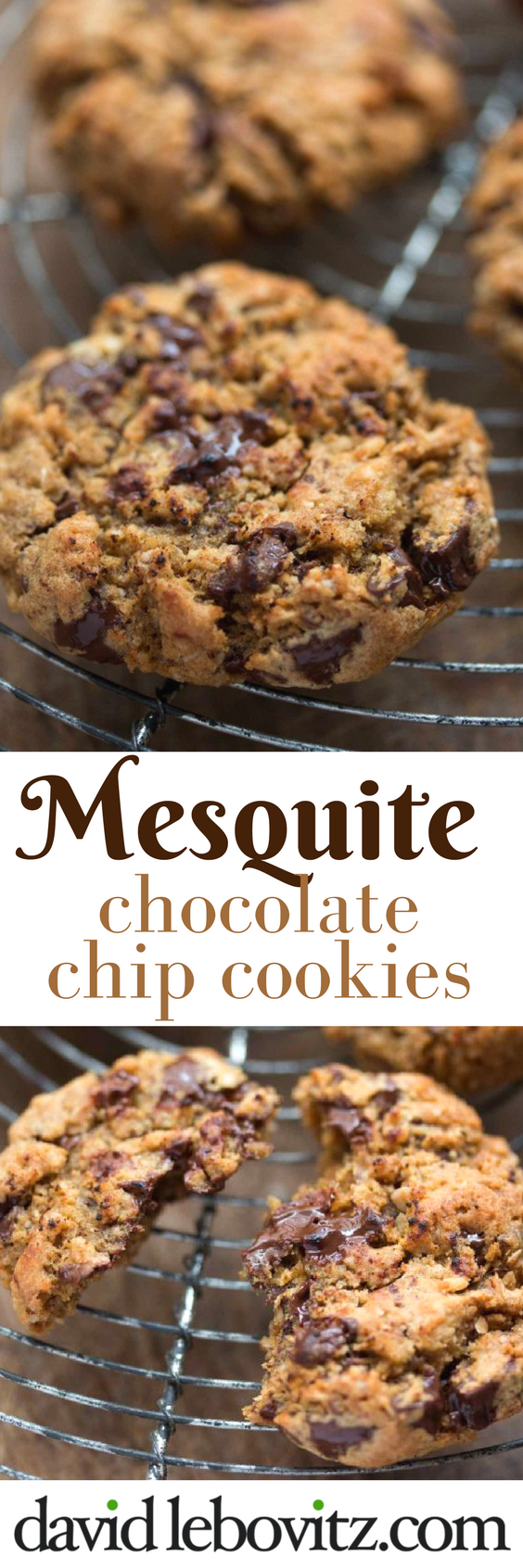 Delicious chocolate chip cookies with the hearty taste of mesquite.