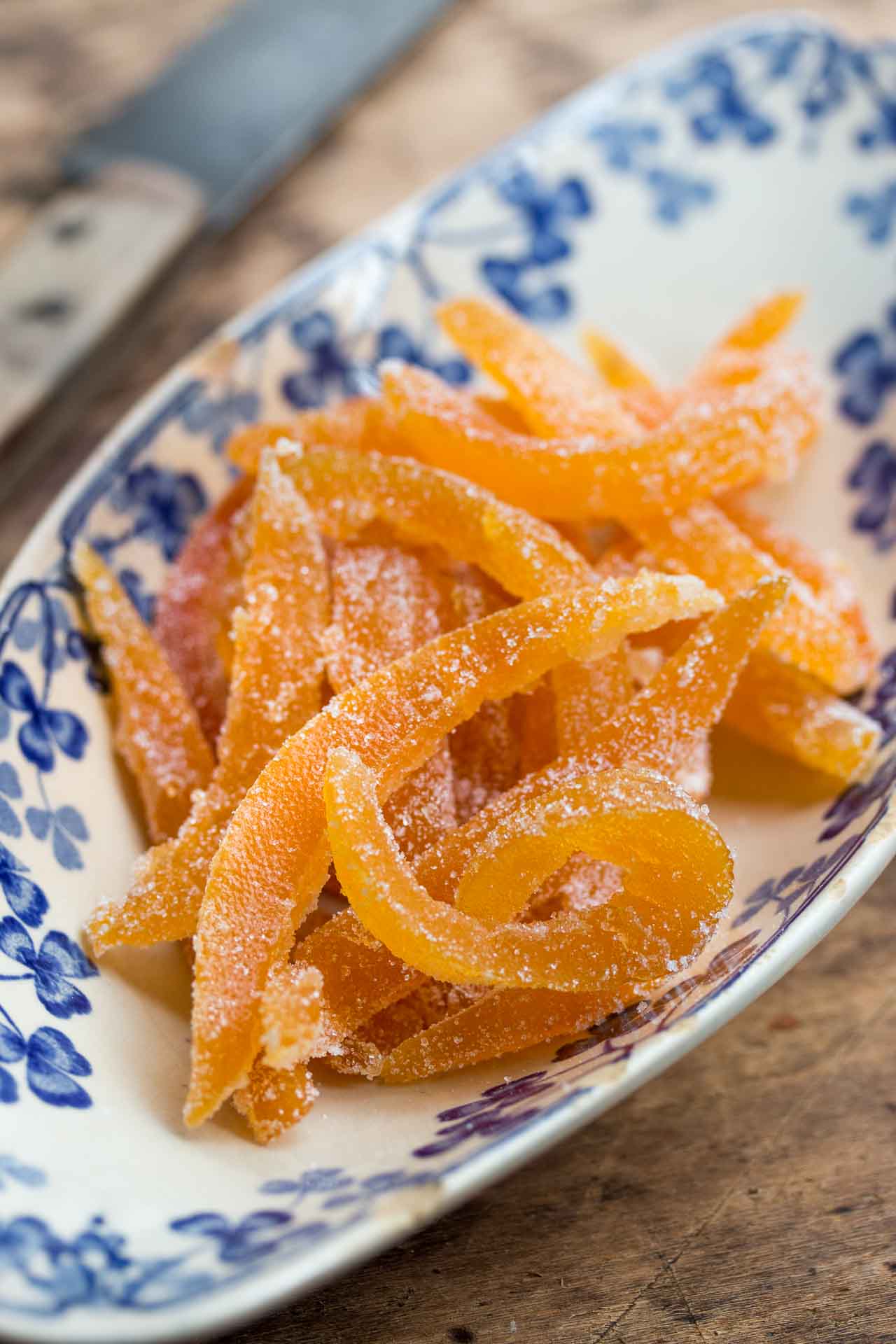 candied orange peels recipe – use real butter