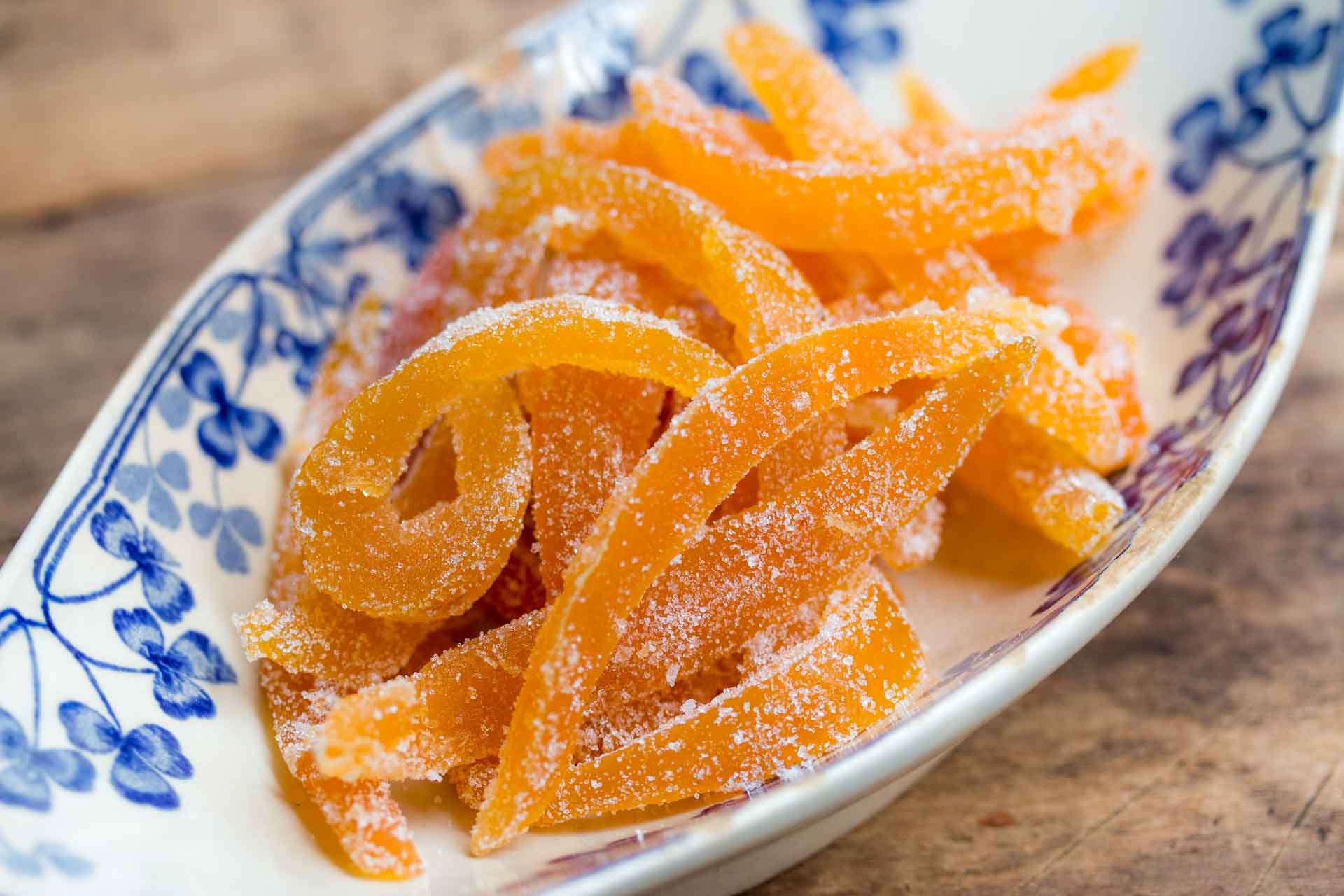 candied orange peels recipe – use real butter