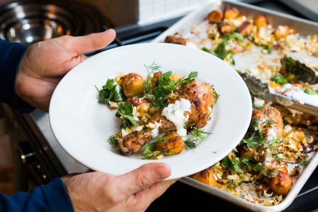 One-pan Harissa Chicken