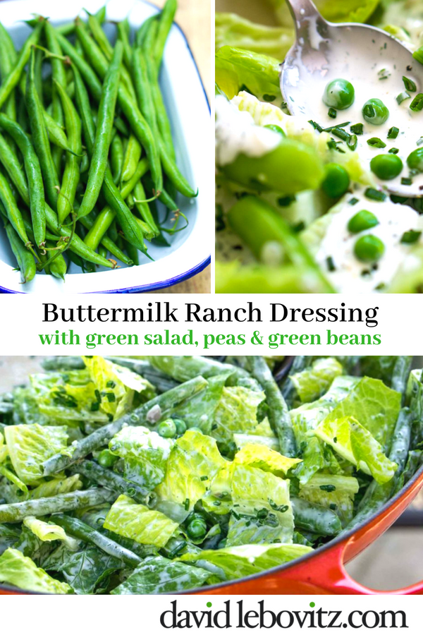 A lively green salad that celebrates the best of the season, in one bowl!